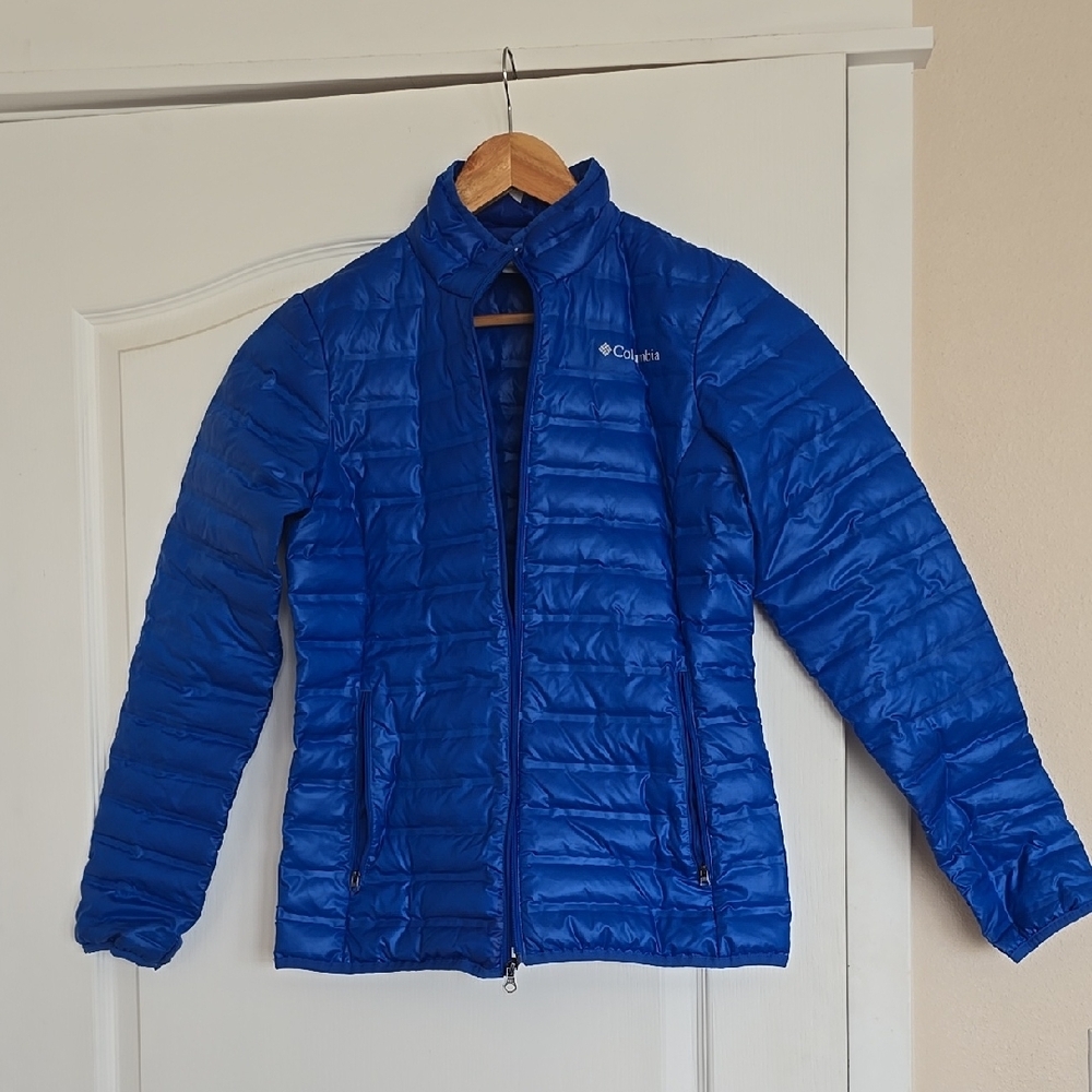 Columbia Blue Puffer Jacket